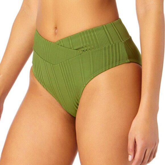 Salt + Cove Salt & Cove Juniors' Ribbed V-Waist Bikini Bottoms Size XL - Picture 2 of 3